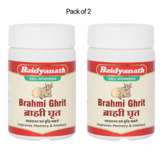 Baidyanath Brahmi Ghrit 100g 2 Pack Supports Memory  Brain Power