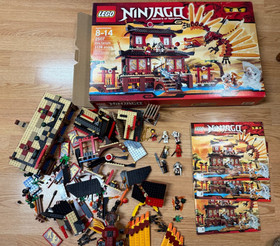 LEGO Ninjago: Fire Temple #2507 (2011)  Complete with box, manuals & mini figs