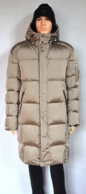 BOGNER ERICO D2 HERREN DAUNENMANTEL MANTEL JACKE GREIGE UVP 1195   Gr 50 L NEU