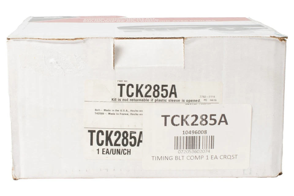 Gates Timing Belt Component Kit Fits 1999-01 Cadillac Catera Part Number TCK285A - Image 3 of 4