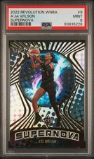 2022 Panini Revolution WNBA Supernova A'ja Wilson #9 Supernova PSA 9 - POP 2