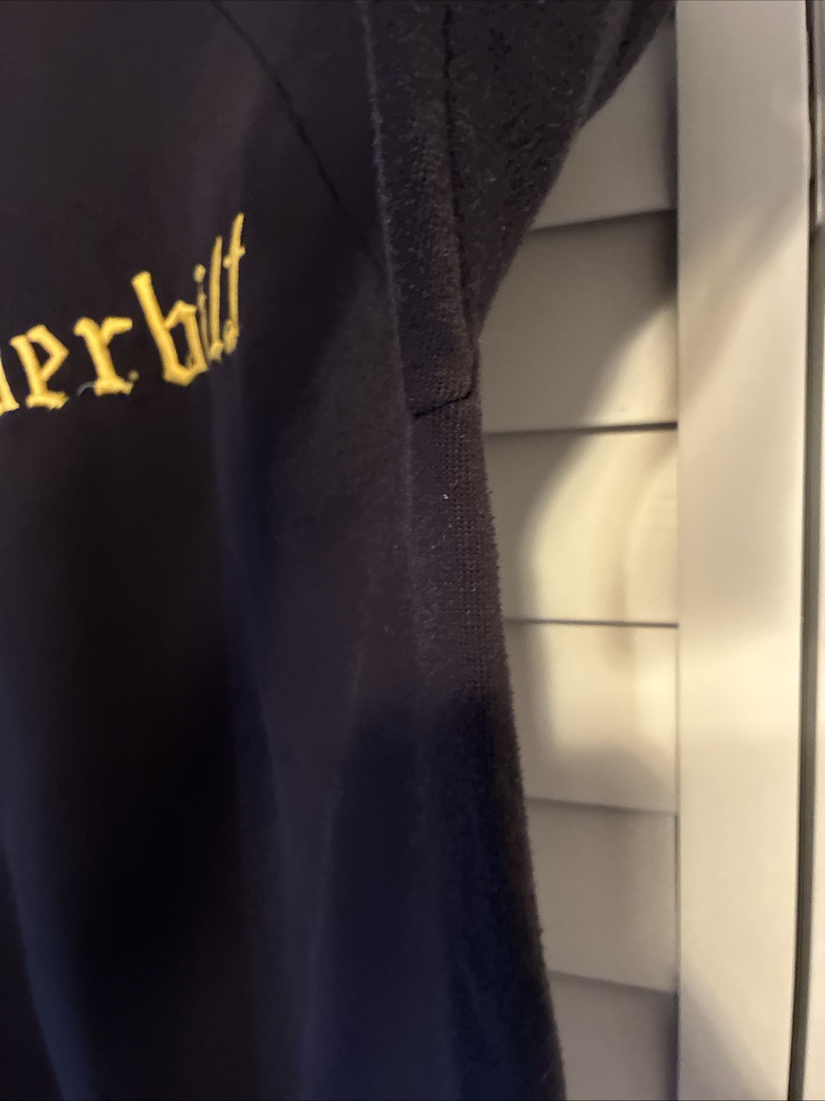 Vintage Embroidered Vanderbilt Logo7 Sweater Size… - image 5