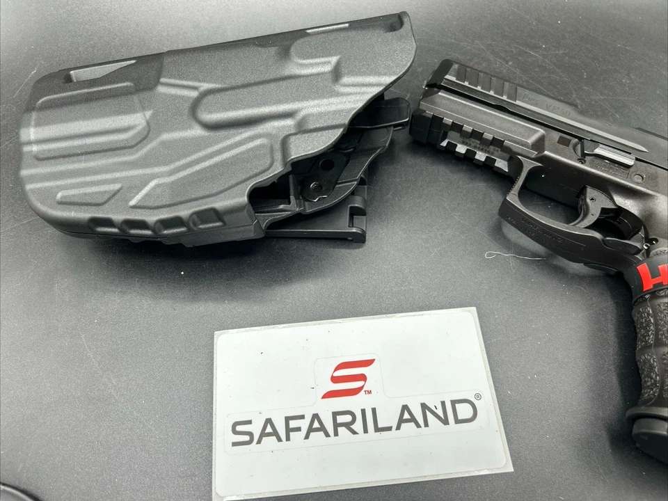 Safariland H&K HK 45C tactical 7377 7TS ALS OWB Holster Left Hand QLS - Image 4 of 4