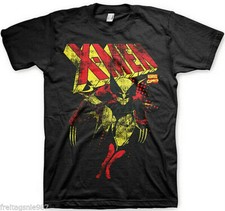 X-Men WOLVERINE T-Shirt Maglietta In Cotone Ufficialmente Licenziata