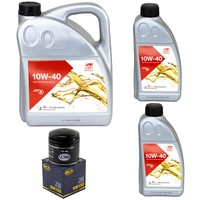 MotoröL Set MotoröL Febi SAE 10W-40 7 Liter + ÖLfilter FüR Alfa Romeo 164 Nissan
