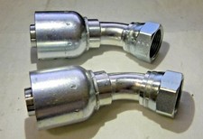 Parker Crimp Hose Fitting Female 71 Series 16 JIC 37 x 1" Qty. 2  13771-16-16