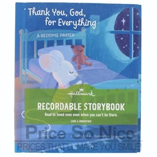 Hallmark Recordable Storybook -Thank You, God, for Everything - NEW