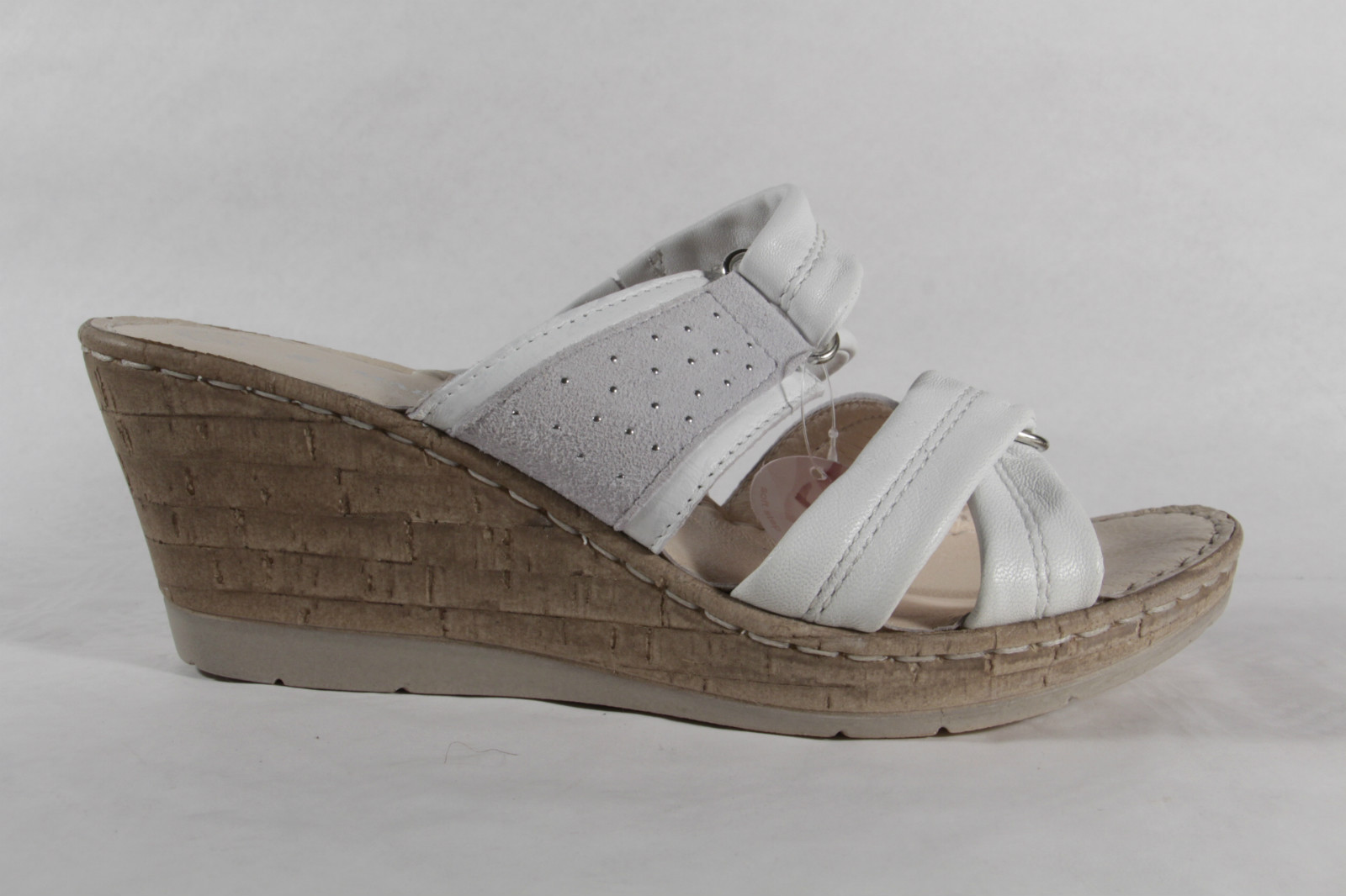 APL Marco Tozzi sandali donna sandali bianchi pelle suola interna in pelle NUOVI!