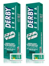 Derby Extra Standard Double Edge Safety Razor Blades, 200 Count