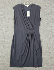 Brand New Michael Kors Sleeveless V-Neck New Navy Gold Hardware Msrp $120 Sz M
