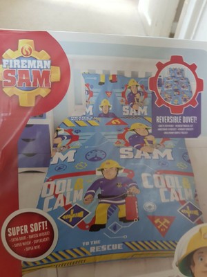 Fireman Sam Single bed DUVET COVER SET NEW | eBay