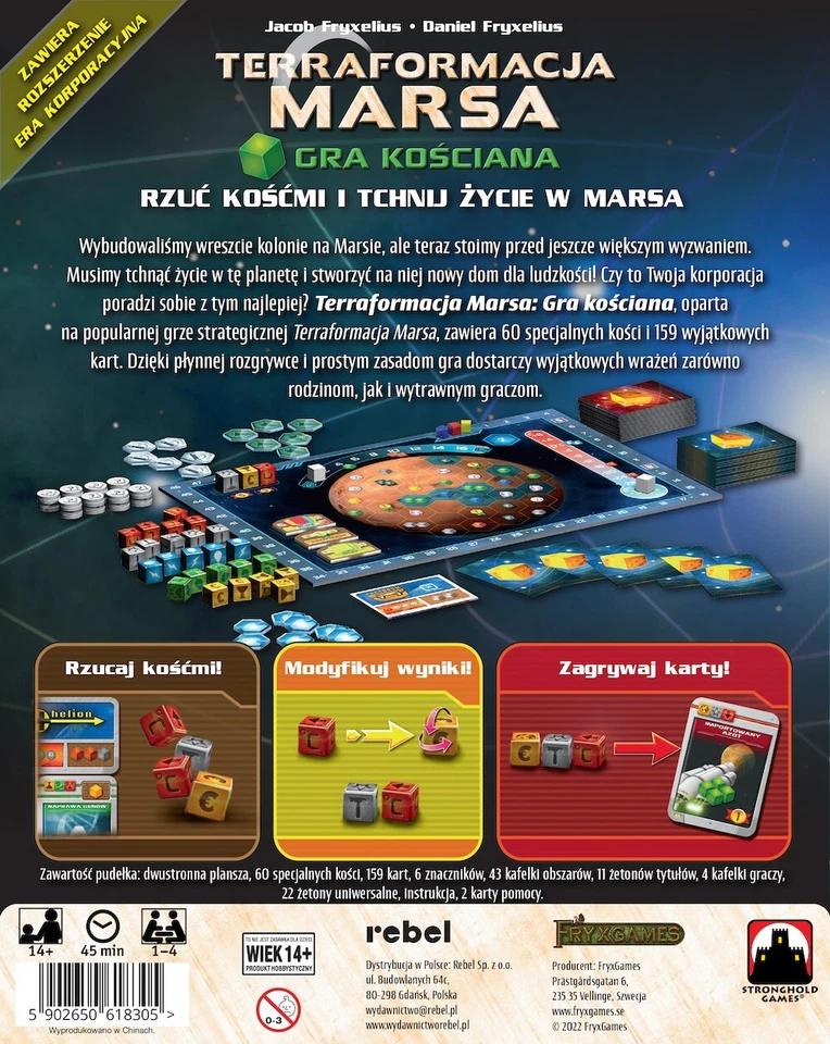 Terraformacja Marsa Gra Kościana Polska Gra Planszowa Towarzyska Imprezowa Gift - Image 3 of 4