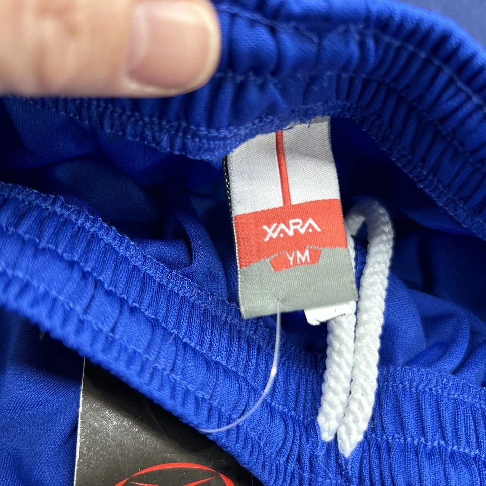 Pantalones Cortos de Fútbol Xara Azul Unisex Ajuste para Jóvenes Medianos NUEVO Pantalones Cortos de Liga Foto 3 de 3