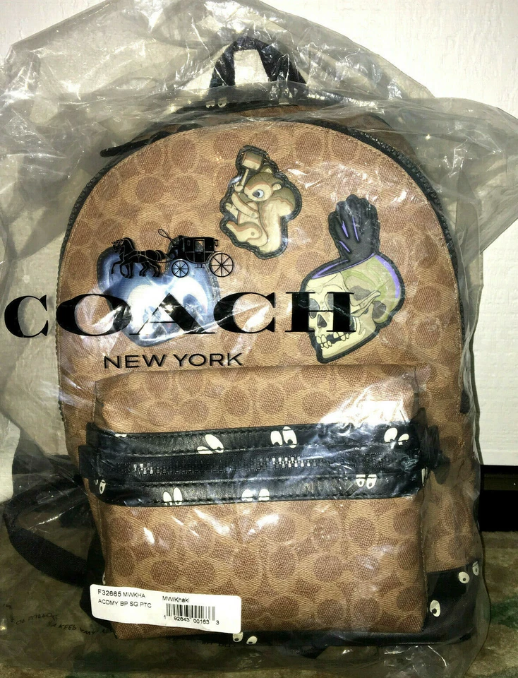 Mochila Disney X COACH Academy PARCHES OSCUROS DE CUENTO DE HADAS Firma OJOS ESPELUZNANTES Foto 4 de 4