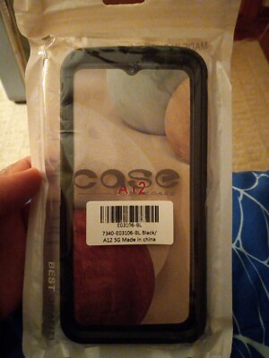 Samsung Galaxy Black Protective  A12 Case