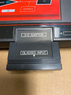 Sega Master System 3D Glasses Adapter 3-D Adaptor (Glasses NOT INCLUDED)