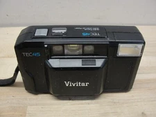 VIVITAR TEC45 POINT AND SHOOT 35mm CAMERA ~ UNTESTED