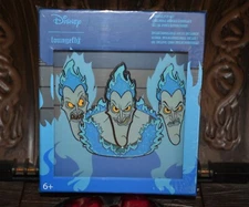 NEW Loungefly Disney Villains Hercules Hades Mixed Emotions 4pc jumbo Pin Set