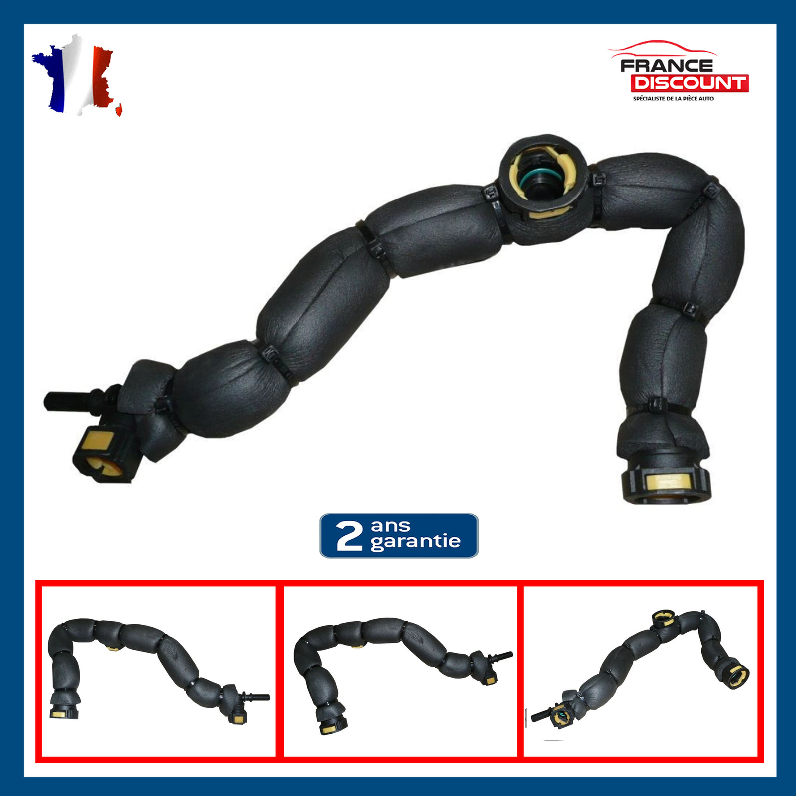Durite reniflard huile 1192WL haute résistance thermique pour moteur Nemo C3