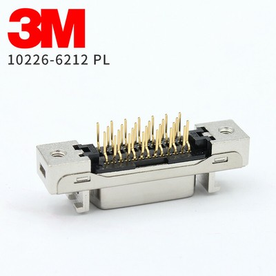 1pcs 3M MDR/SCSI/Servo connector straight socket 10226-6212PL 26pin