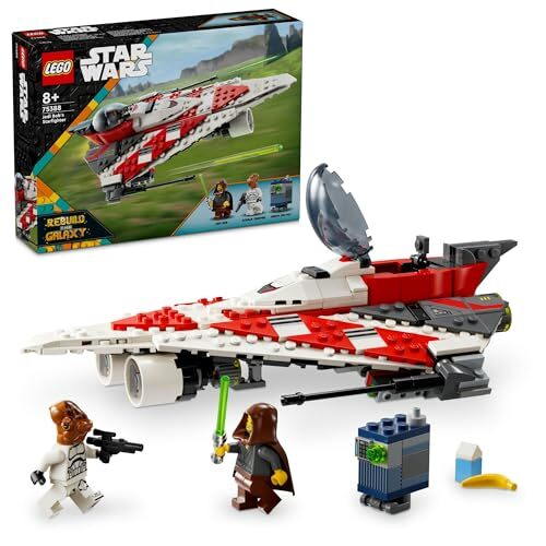 LEGO Star Wars Jedi Bob's Starfighter Buildable Toy Vehicle for Plus Year  Old