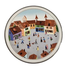 Vtg? Villeroy & Boch Luxembourg Tea Tile Design Naif Old Village Square Laplau 4