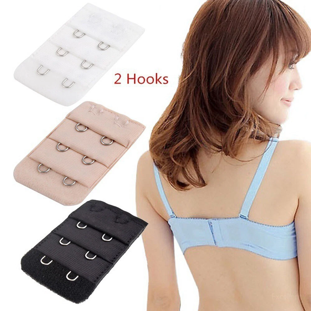 Bra Extender 2 Hooks Elastic Extension Bra Strap Strapless Underwear