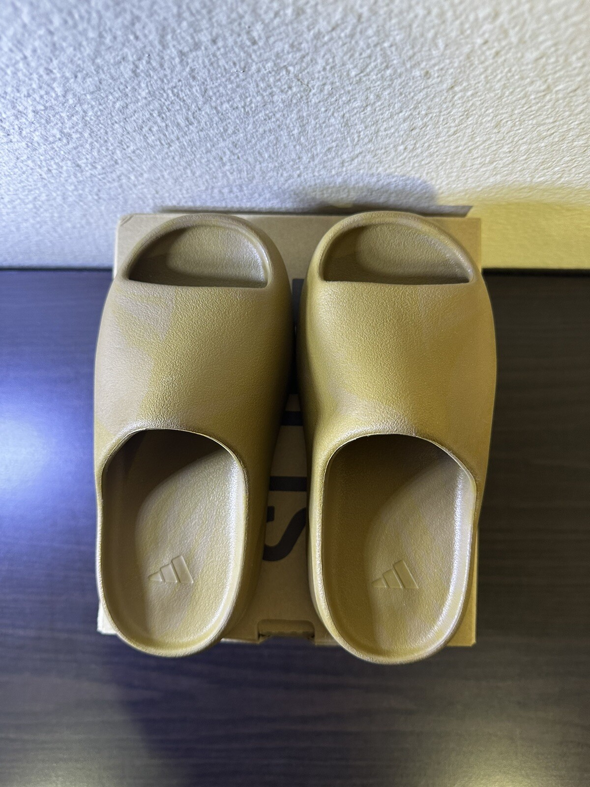 Adidas Yeezy Kids Slides Ochre Size 1 UK 1 US GW1932