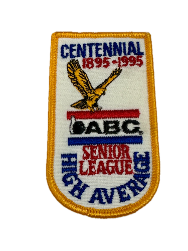 Parche Centenario 1895-1995 ABC Senior League Alto Promedio Bowling Congress - Imagen 2 de 4