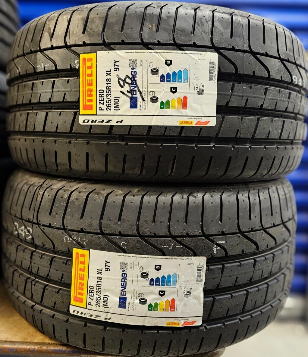 2X NEW PIRELLI P ZERO 265/35 ZR18 XL 97Y MERCEDES MO TYRES 265 35