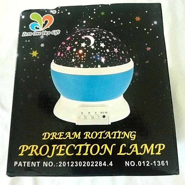 star master rotating projection lamp