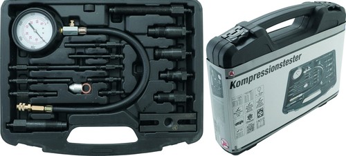 KS Tools Kompressions-Druckprüfgerät 53-tlg - Für Dieselmotoren Mit Diagrammschreiber