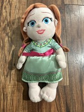 Disney Princess Babies Disney Parks Anna Frozen Plush Doll Brown Hair