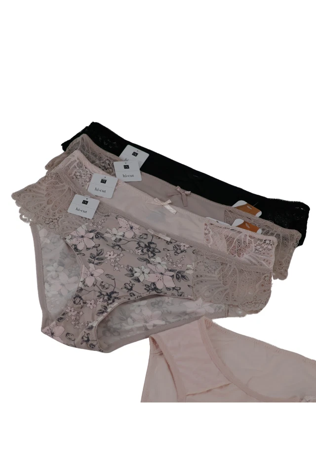 3 Plus Size Bikini Hicut Women panties 1X 2X 3X - Image 3 of 4