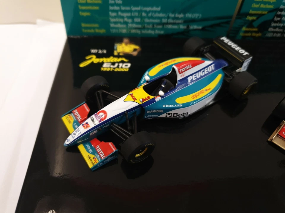 Juego Minichamps Jordan 195/96 Peugeot 3/5 1995/6 402 109596 Foto 3 de 4