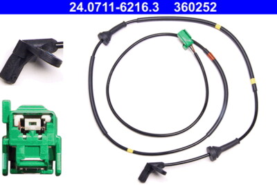 ATE 24.0711-6216.3 Sensor, Raddrehzahl für VOLVO