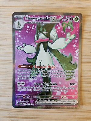 Meowscarada ex 231/193 Paldea Evolved (PAL) NM Full Art Pokemon