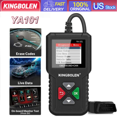 KINGBOLEN YA101 OBD2 Scanner Code Reader Car Check Engine Fault Diagnostic Tool