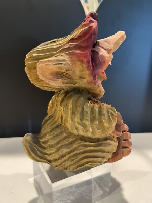 HENNING Troll Doll Fairy Wood Carving Norway | eBay