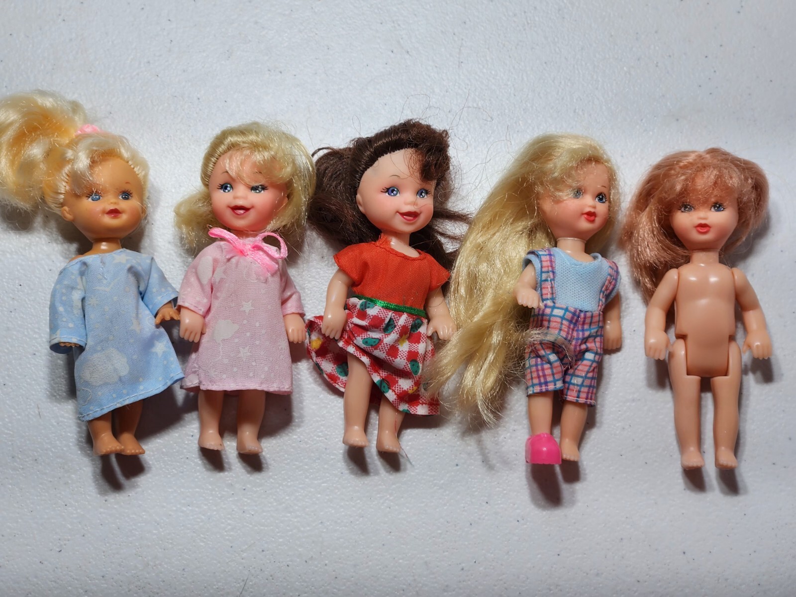 Mattel's Barbie Kelly Dolls Sister /2 Kid Kore Katie Set