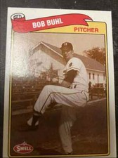 1989 SWELL BASEBALL GREATS 150 CARDS BOB BUHL MILWAUKEE BRAVES
