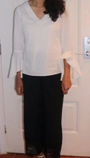 Vero Moda Asos Fluted Sleeve Top