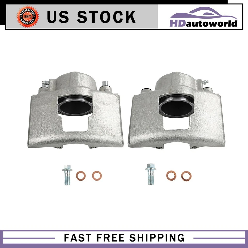 2x Pinzas de freno de disco delanteras para 1990-2000 GMC C3500 1996-01 CHEVY EXPRESS 3500 Foto 3 de 4