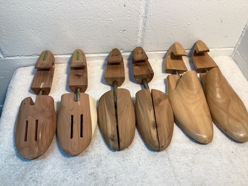 large Shoe Trees 3 Pairs Size 11-12 Jos.A.Bank,Johnston Murphy, Yugoslavia