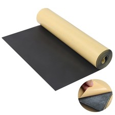 Eunice Sponge Neoprene Foam Sheet with Adhesive, 12 in X 59 in X 1/16 in Foam
