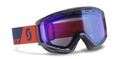 SCOTT Skibrille Brille Ski Schneebrillen ''GOGGLE LEVEL'' blau/orange Anti-Fog