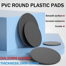 Black PVC Round Plastic Pads Disc Sheet-Hard ...