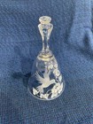 New ListingHummingbird By Avon 1986-1995 Floral Design Crystal Bell