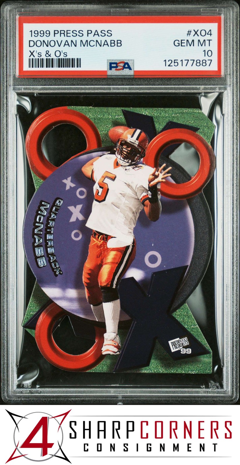 Donovan McNabb Press Pass X's & O's #XO4 Xs & Os