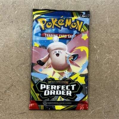 Pokémon Mega Evolution Perfect Order TCG Booster Pack 10 Cards English 2022